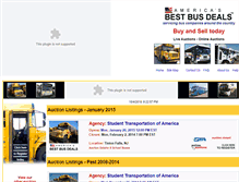 Tablet Screenshot of bestbusdeals.com